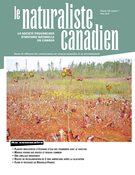 Couverture de Volume 138, numéro 1, hiver 2014, p. 2-74, Le Naturaliste canadien