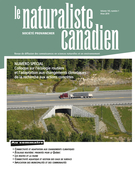 Couverture de Colloque sur l’écologie routière et l’adaptation aux changements climatiques : de la recherche aux actions concrètes, Volume 143, numéro 1, hiver 2019, p. 3-131, Le Naturaliste canadien