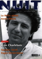 Couverture de Numéro 72, automne 1998, p. 2-64, Nuit blanche