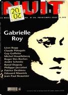 Couverture de Numéro 86, printemps 2002, p. 4-80, Nuit blanche