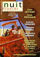 Couverture de Numéro 111, été 2008, p. 2-72, Nuit blanche