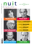 Couverture de Numéro 119, été 2010, p. 2-64, Nuit blanche, le magazine du livre