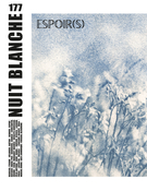 Couverture du numéro 'Espoir(s)' de la revue 'Nuit blanche'