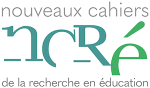 Logo pour Nouveaux cahiers de la recherche en éducation