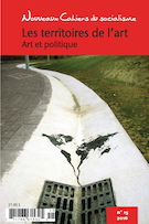 Couverture de Les territoires de l’art. Art et politique, Numéro 15, hiver 2016, p. 6-242, Nouveaux Cahiers du socialisme