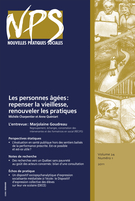 Couverture de Les personnes âgées : repenser la vieillesse, renouveler les pratiques, Volume 24, numéro 1, automne 2011, p. 1-178, Nouvelles pratiques sociales