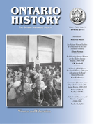 Couverture de Women and Education, Volume 107, numéro 1, spring 2015, p. 1-151, Ontario History