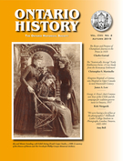Couverture de Volume 107, numéro 2, fall 2015, p. 159-279, Ontario History