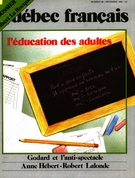 Couverture de L’éducation des adultes, Numéro 48, décembre 1982, p. 2-71, Québec français