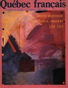 Couverture de Dossier programme, Numéro 65, mars 1987, p. 4-98, Québec français