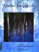 Couverture de Les artisans de la relève, Numéro 133, printemps 2004, p. 1-112, Québec français