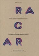 Couverture de Design Studies in Canada (and beyond), Volume 40, numéro 2, 2015, p. 4-169, RACAR : Revue d'art canadienne / Canadian Art Review