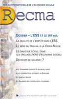 Couverture de L'ESS et le travail, Numéro 323, janvier 2012, p. 4-117, Revue internationale de l'économie sociale