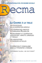 Couverture de La course à la taille, Numéro 326, octobre 2012, p. 4-108, Revue internationale de l'économie sociale