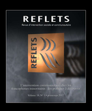 Couverture de L’intervention communautaire chez les francophones minoritaires : des pratiques à découvrir, Volume 18, numéro 1, printemps 2012, p. 9-232, Reflets