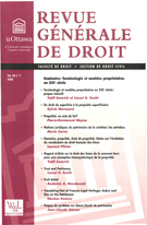 Couverture de Volume 38, numéro 2, 2008, p. 229-513, Revue générale de droit