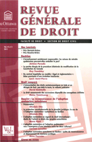 Couverture de Volume 41, numéro 2, 2011, p. 341-757, Revue générale de droit