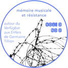 Couverture de Mémoire musicale et résistance. Autour du Verfügbar aux Enfers de Germaine Tillion, Volume 3, numéro 2, 2016, p. 1-188, Revue musicale OICRM