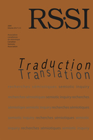 Couverture de Traduction, Volume 29, numéro 2-3, 2009, p. 3-204, Recherches sémiotiques / Semiotic Inquiry
