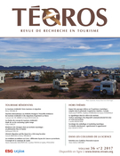 Couverture de Tourisme résidentiel, Volume 36, numéro 2, 2017, Téoros