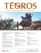 Couverture de Tourisme sportif et santé, Volume 40, numéro 1, 2021, Téoros