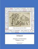 Couverture de Topique et topographie, Volume 3, 2017, Topiques, études satoriennes / Topoï Studies, Journal of the SATOR