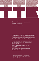 Couverture de Territoires, histoires, mémoires, Volume 28, numéro 1-2, 1er semestre–2e semestre 2015, p. 9-277, TTR