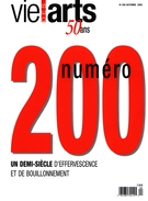 Couverture de Volume 50, numéro 200, automne 2005, p. 19-78, Vie des Arts