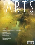 Couverture de Mutations : arts, sciences et technologies, Volume 65, numéro 261, hiver 2021, p. 4-74, Vie des arts
