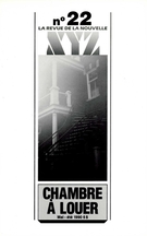 Couverture de Chambre à louer, Numéro 22, mai–été 1990, p. 3-96, XYZ. La revue de la nouvelle