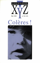 Couverture de Colères!, Numéro 34, été 1993, p. 3-96, XYZ. La revue de la nouvelle