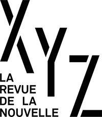 Logo pour XYZ. La revue de la nouvelle